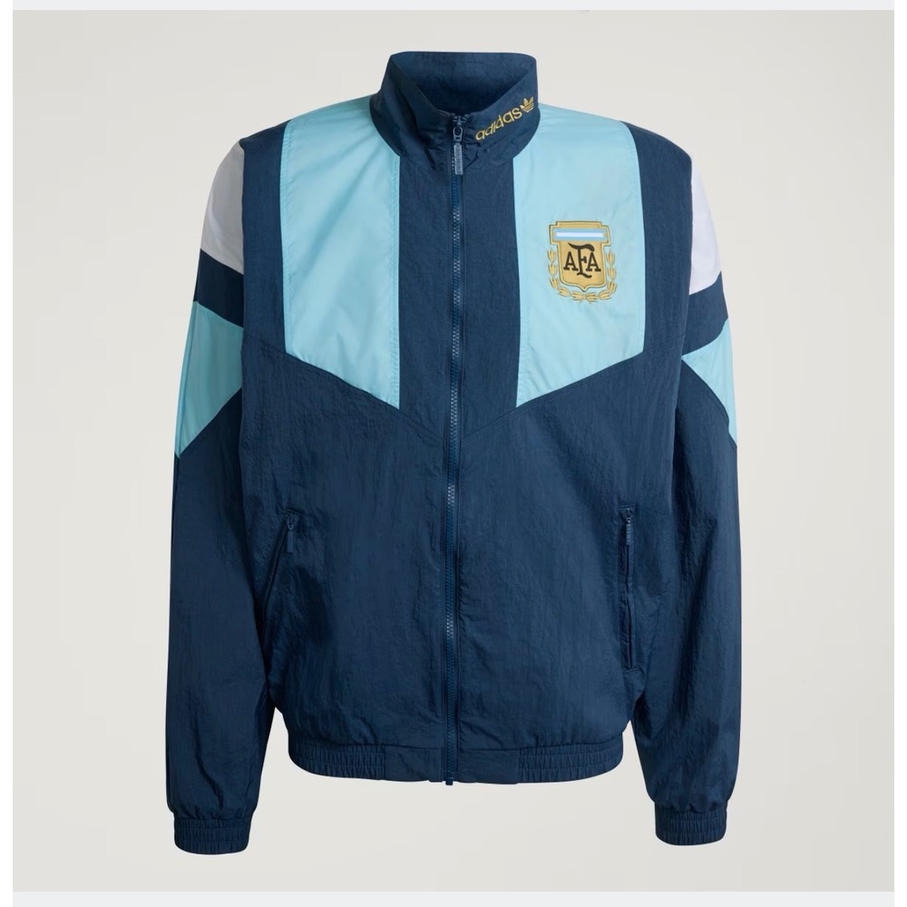 Adidas Originals Argentina AFA Woven Track Jacket Navy Blue White XXL IS0266